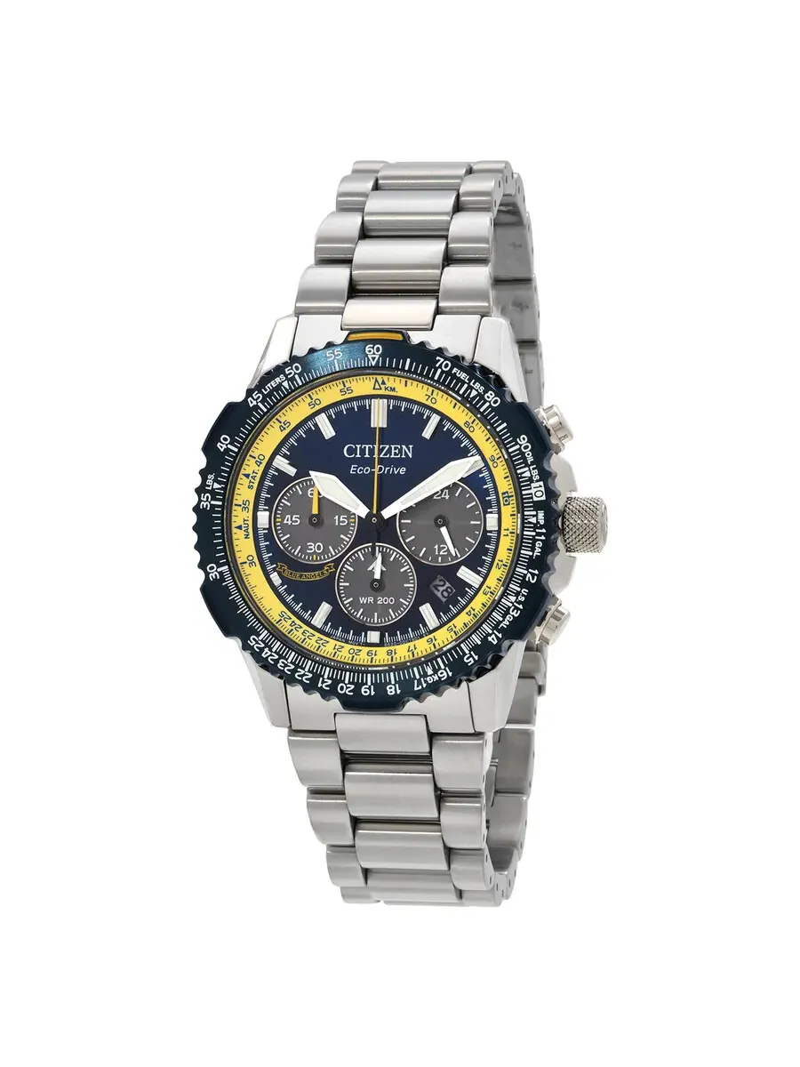 Мужские часы Citizen Promaster Navihawk Chronograph с синим циферблатом CA4667-53L — изображение 1 из 3, оттенок синий