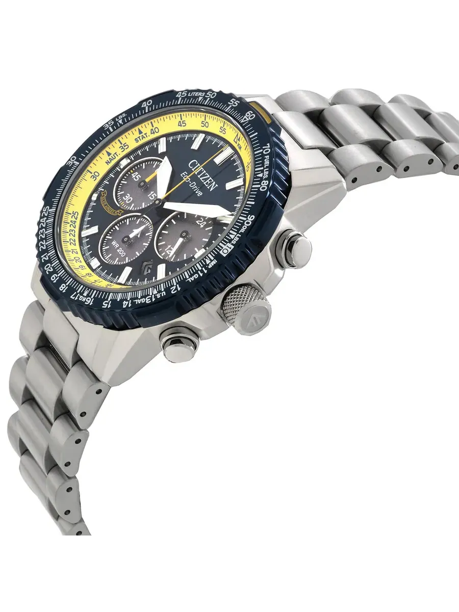 Мужские часы Citizen Promaster Navihawk Chronograph с синим циферблатом CA4667-53L — изображение 2 из 3, оттенок синий