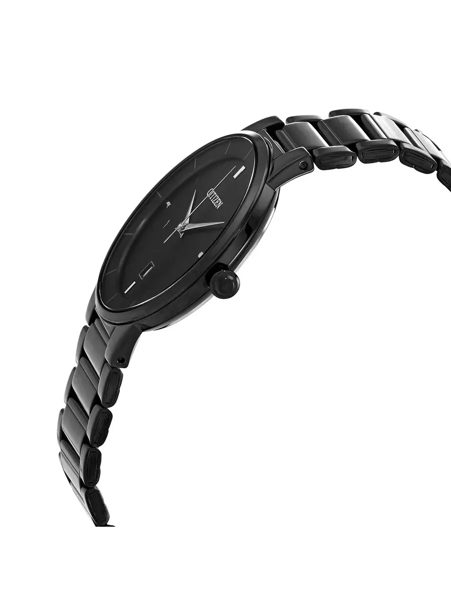 Мужские часы Citizen Quartz с черным циферблатом и черным покрытием BI5017-50E — изображение 2 из 3, оттенок черный