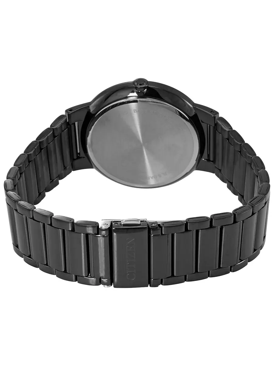 Мужские часы Citizen Quartz с черным циферблатом и черным покрытием BI5017-50E — изображение 3 из 3, оттенок черный