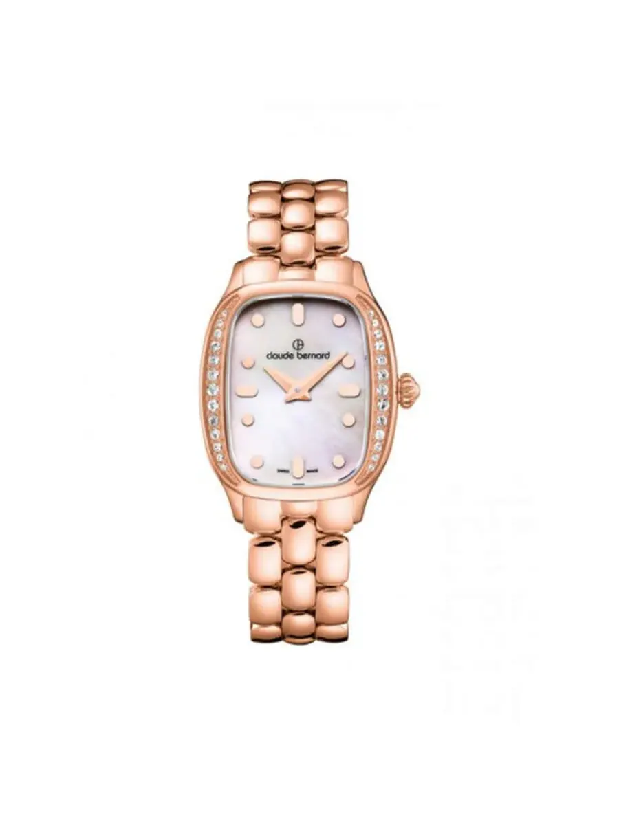 Женские часы Claude Bernard Dress Code 20218 37RPM NAIR — изображение 1 из 1, оттенок розовый золотистый