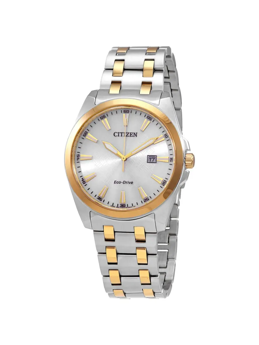 Мужские часы Citizen Peyten Eco-Drive с серебристым циферблатом BM7534-59A — изображение 1 из 3, оттенок золотистый