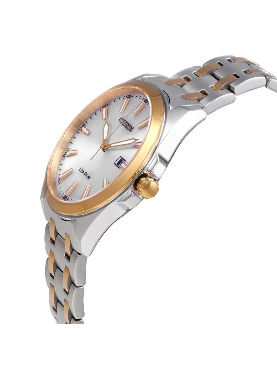 Мужские часы Citizen Peyten Eco-Drive с серебристым циферблатом BM7534-59A — изображение 2 из 3, оттенок золотистый