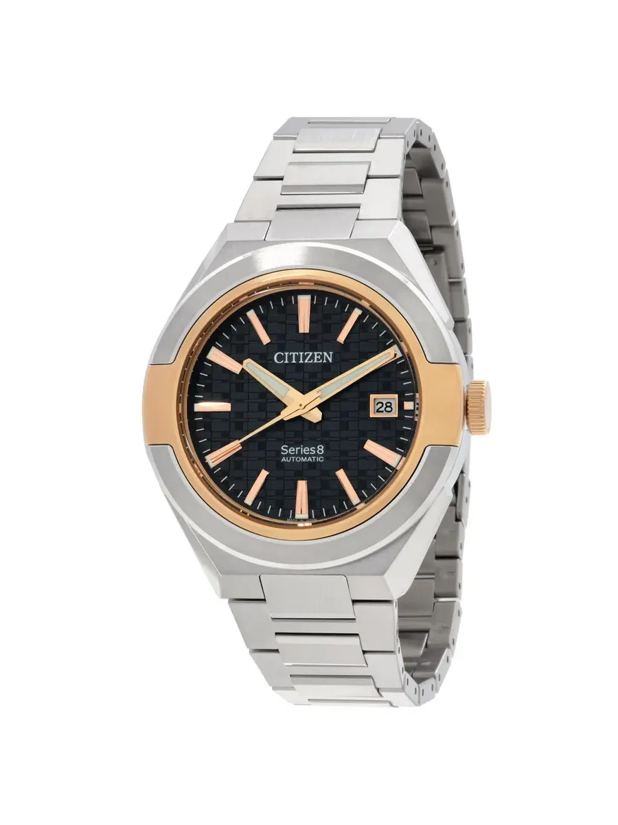 Мужские часы Citizen Series8 870 с автоматическим механизмом, серым циферблатом NA1034-51H — изображение 1 из 3