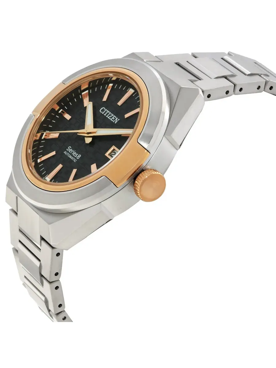 Мужские часы Citizen Series8 870 с автоматическим механизмом, серым циферблатом NA1034-51H — изображение 2 из 3