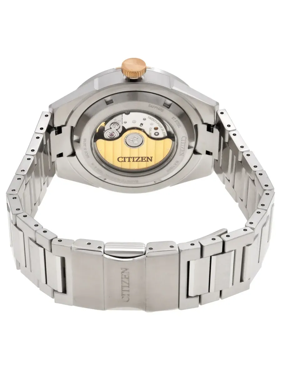 Мужские часы Citizen Series8 870 с автоматическим механизмом, серым циферблатом NA1034-51H — изображение 3 из 3