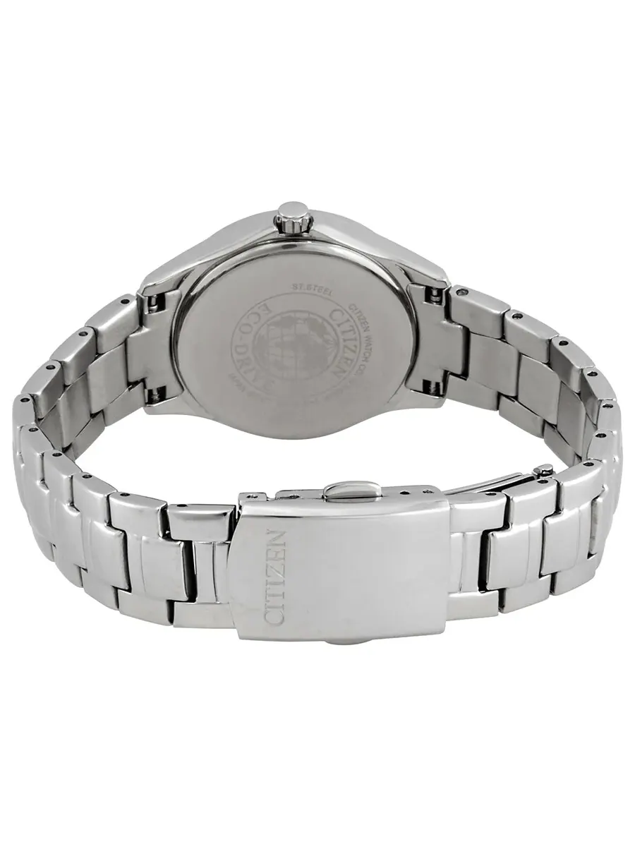 Женские часы Citizen Silhouette Crystal Eco-Drive с синим циферблатом и корпусом из нержавеющей — изображение 3 из 3