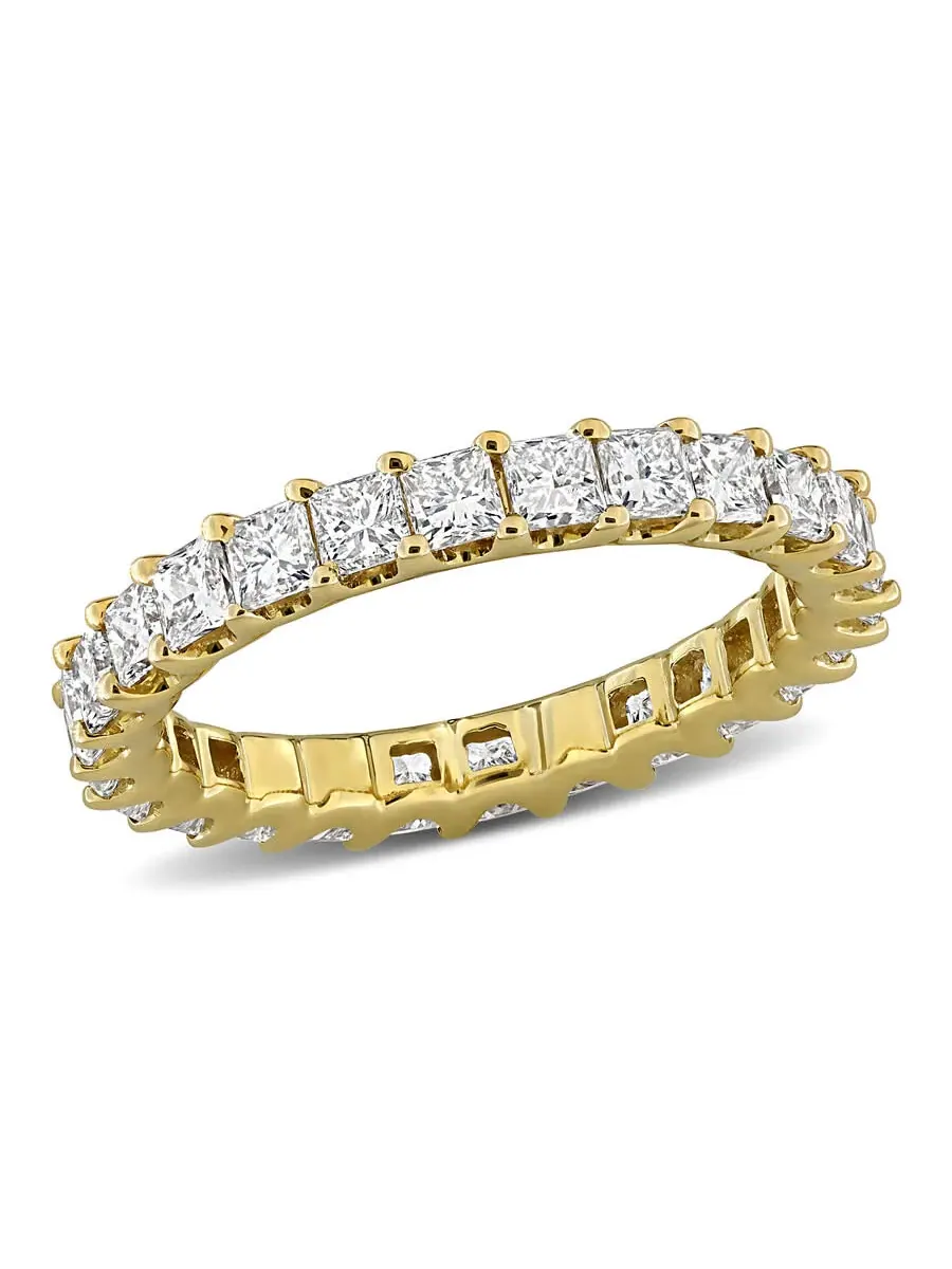 Созданное кольцо вечности Forever 1 4/5CT TW с лабораторно выращенным бриллиантом огранки