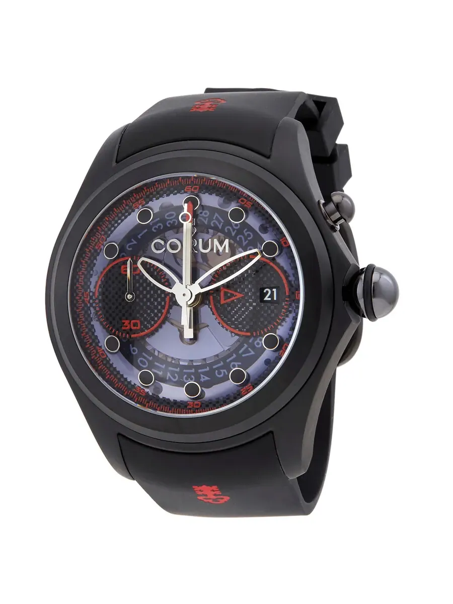 Мужские часы Corum Big Bubble Chronograph Automatic Chronometer 961.201.95/0371 CT01 — изображение 1 из 7, оттенок черный