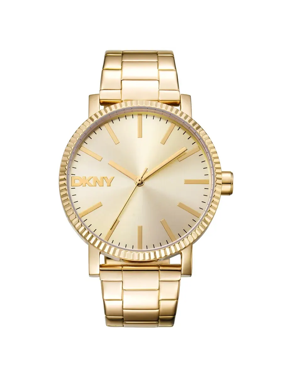 Женские часы DKNY Fashion с шампаневым циферблатом DK1L034M0045
