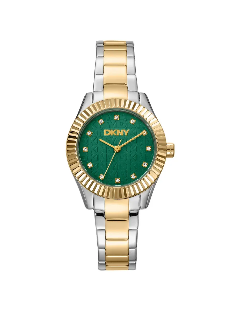 Женские часы DKNY Fashion с зеленым циферблатом DK1L017M0085
