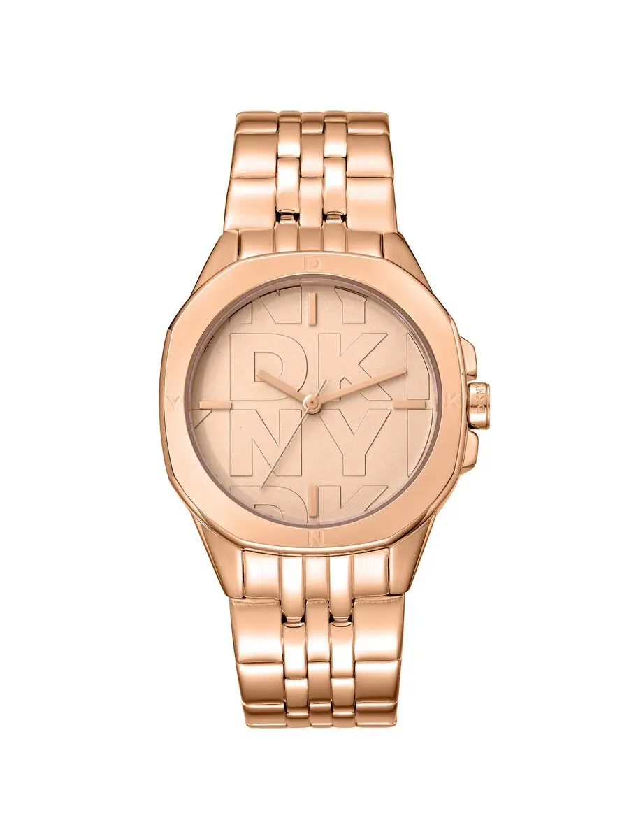 Женские часы DKNY Fashion с циферблатом розового золота DK1L012M0075