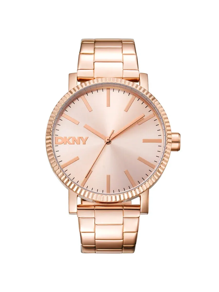 Женские часы DKNY Fashion с циферблатом розового золота DK1L034M0065