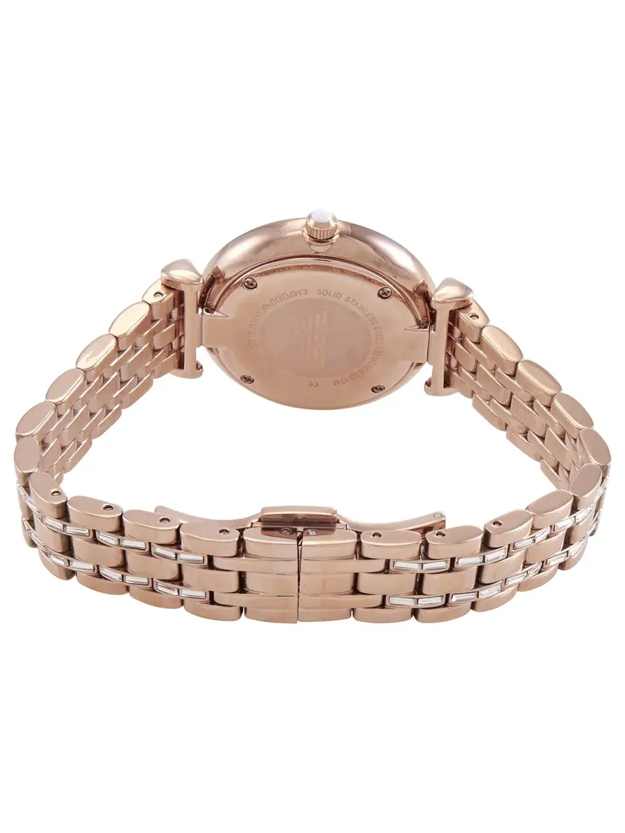 Женские часы Emporio Armani Gianni T-Bar с кварцевым механизмом AR11294 — изображение 3 из 3, оттенок розовый золотистый