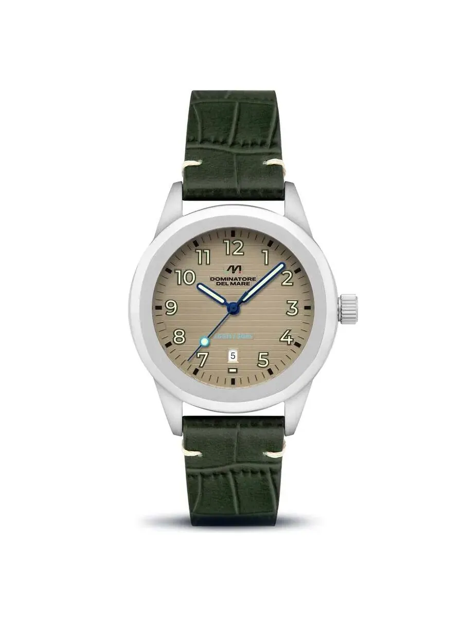 Мужские часы Dominatore Del Mare Aqua Sicura с кварцевым механизмом — изображение 1 из 3, оттенок серебристый