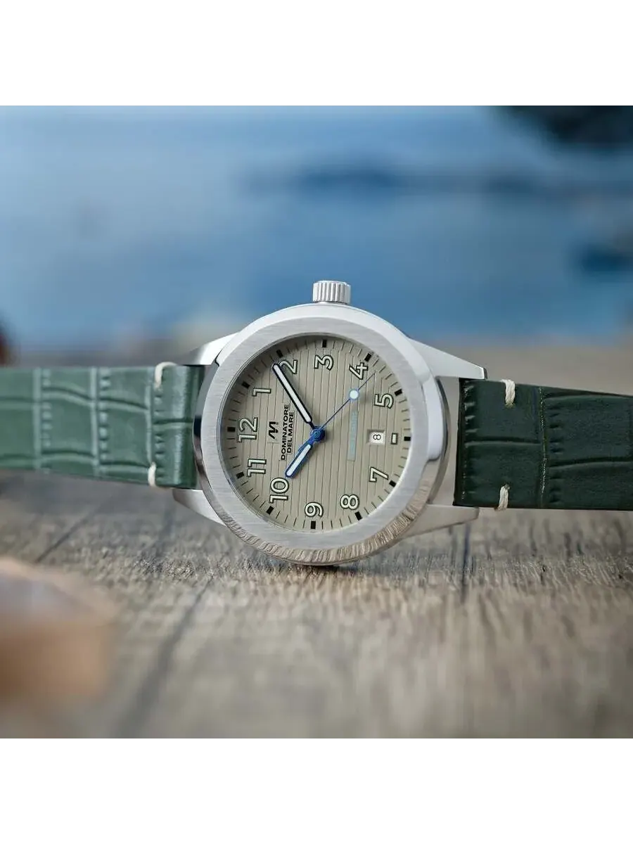 Мужские часы Dominatore Del Mare Aqua Sicura с кварцевым механизмом — изображение 2 из 3, оттенок серебристый
