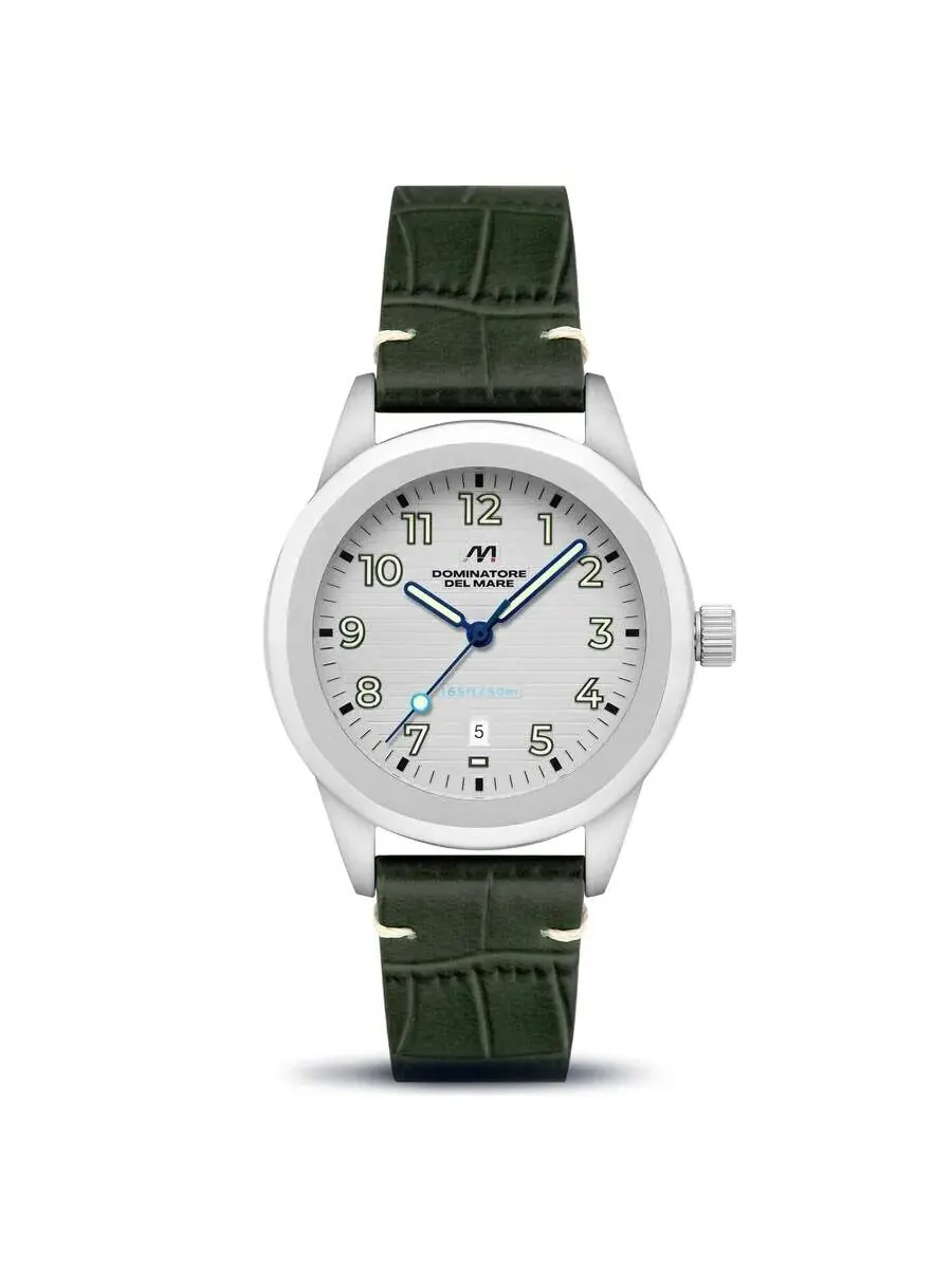 Мужские часы Dominatore Del Mare Aqua Sicura с кварцевым механизмом — изображение 1 из 3, оттенок серебристый