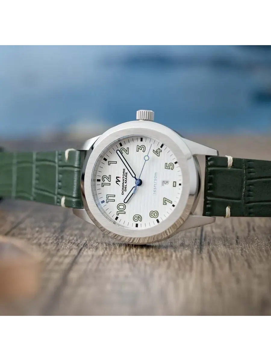 Мужские часы Dominatore Del Mare Aqua Sicura с кварцевым механизмом — изображение 2 из 3, оттенок серебристый