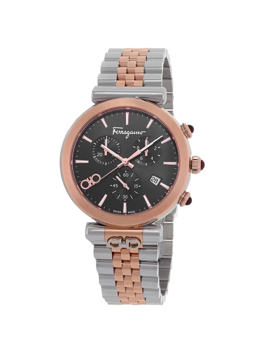Часы Ferragamo Ora Quartz с черным циферблатом SFYB02524