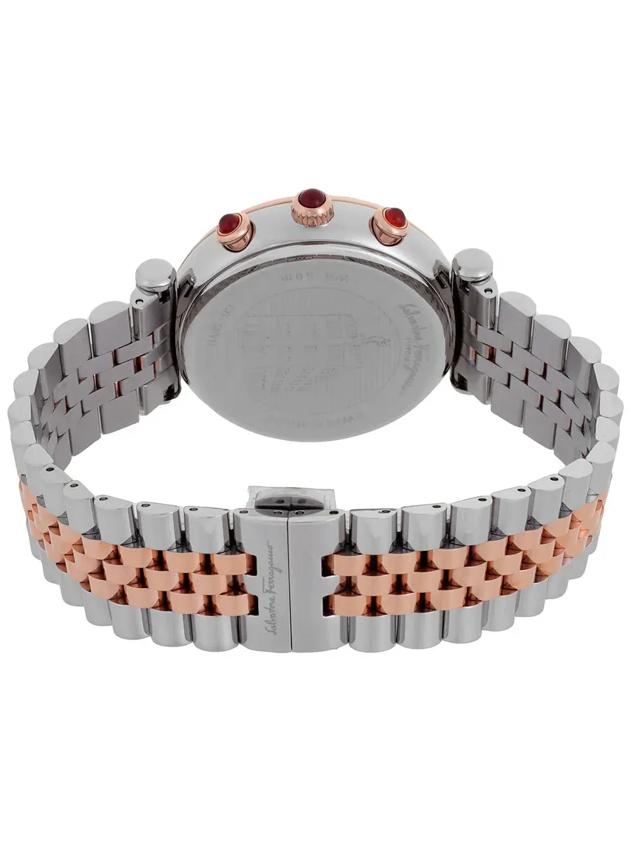 Часы Ferragamo Ora Quartz с черным циферблатом SFYB02524 — изображение 3 из 3, оттенок розовый золотистый