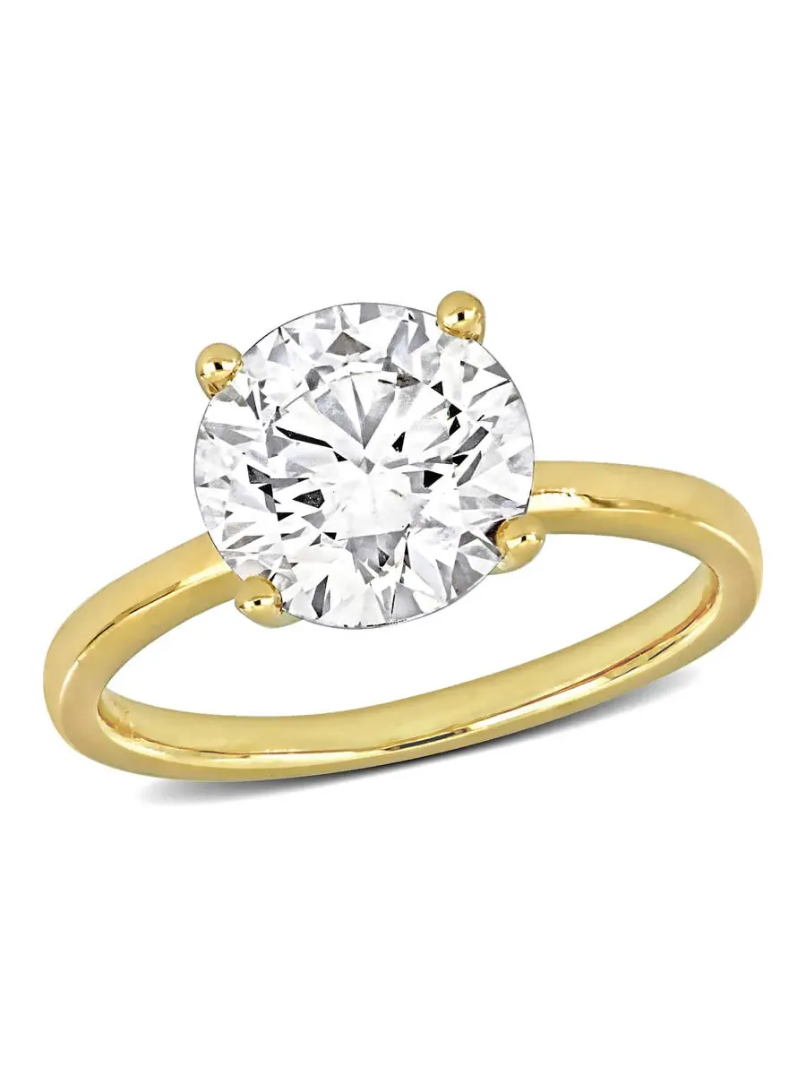 Созданное Forever 3CT TW лабораторно выращенное бриллиантовое кольцо для помолвки солитер из — изображение 1 из 6