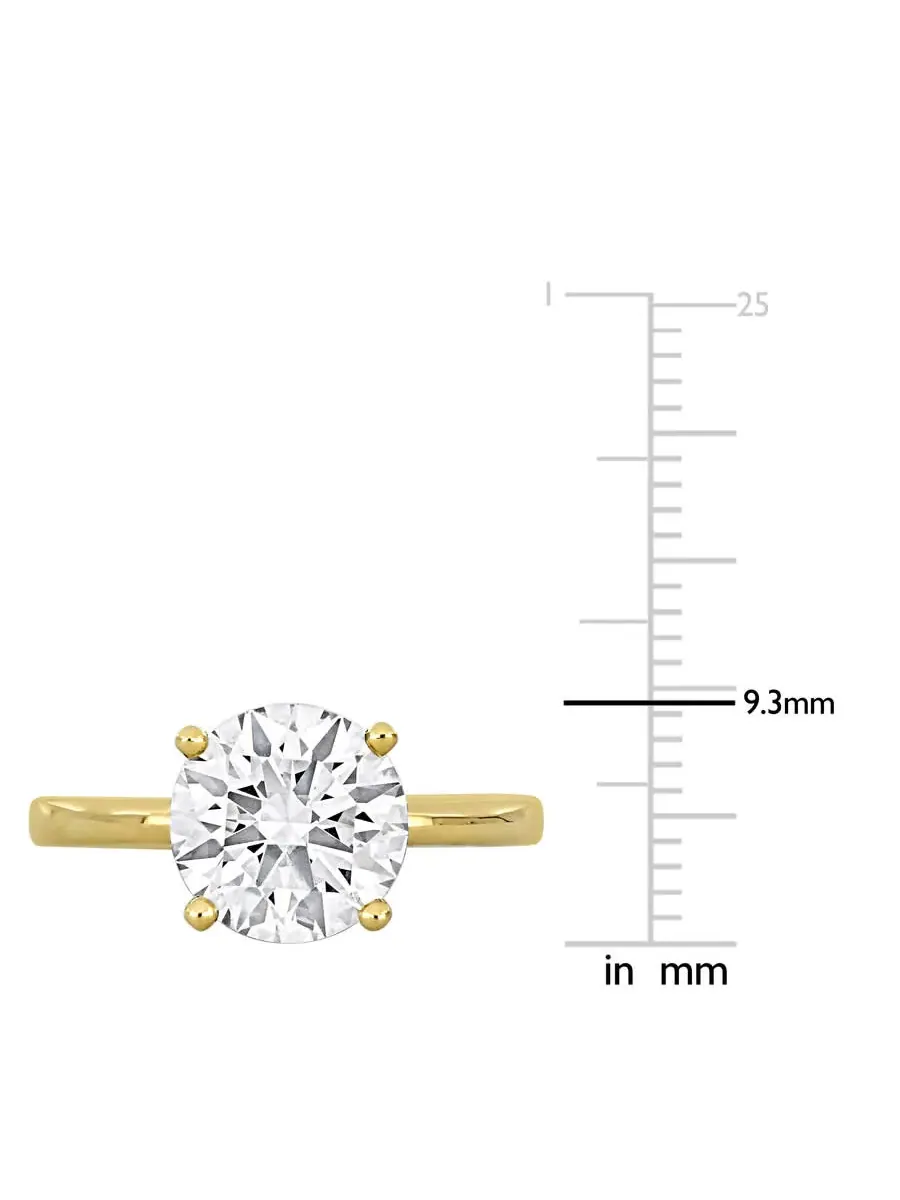Созданное Forever 3CT TW лабораторно выращенное бриллиантовое кольцо для помолвки солитер из — изображение 3 из 6