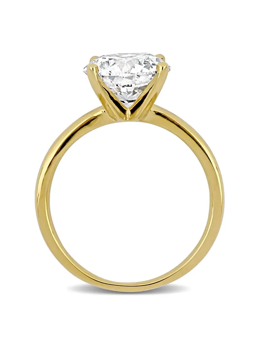 Созданное Forever 3CT TW лабораторно выращенное бриллиантовое кольцо для помолвки солитер из — изображение 4 из 6