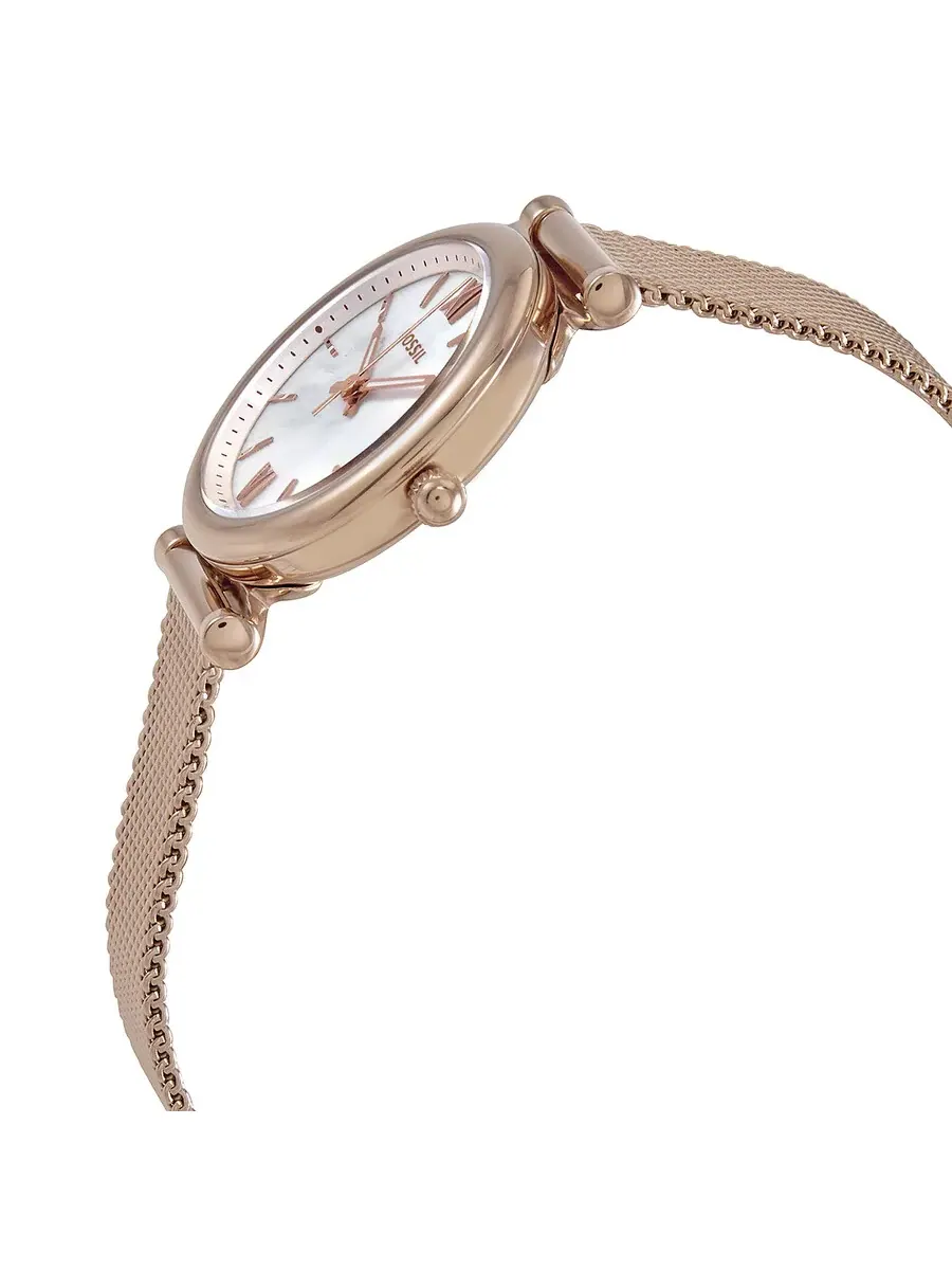 Женские часы Fossil Carlie Mini с кварцевым механизмом и перламутровым циферблатом ES4433 — изображение 2 из 3
