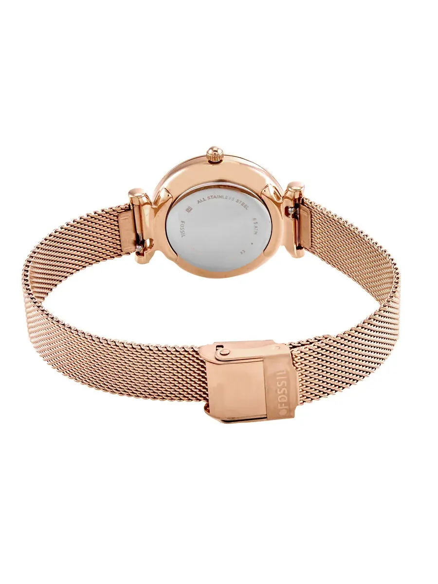 Женские часы Fossil Carlie Mini с кварцевым механизмом и перламутровым циферблатом ES4433 — изображение 3 из 3