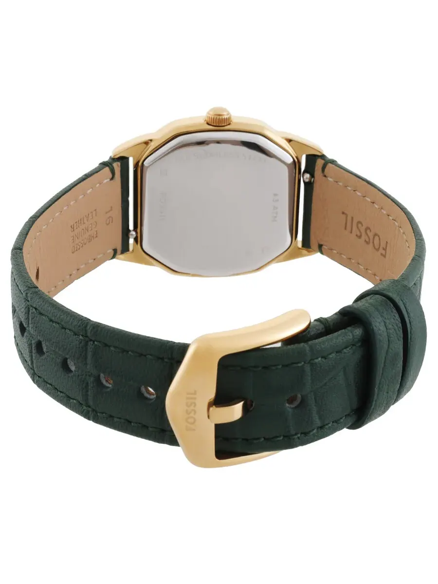 Женские часы Fossil Harlow с кварцевым кремовым циферблатом ES5427 — изображение 3 из 3, оттенок золотистый