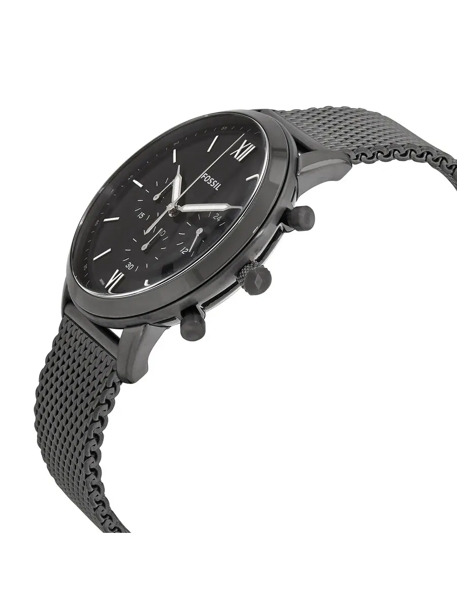 Мужские часы Fossil Neutra Chronograph Quartz с черным циферблатом FS5699 — изображение 2 из 3, оттенок черный