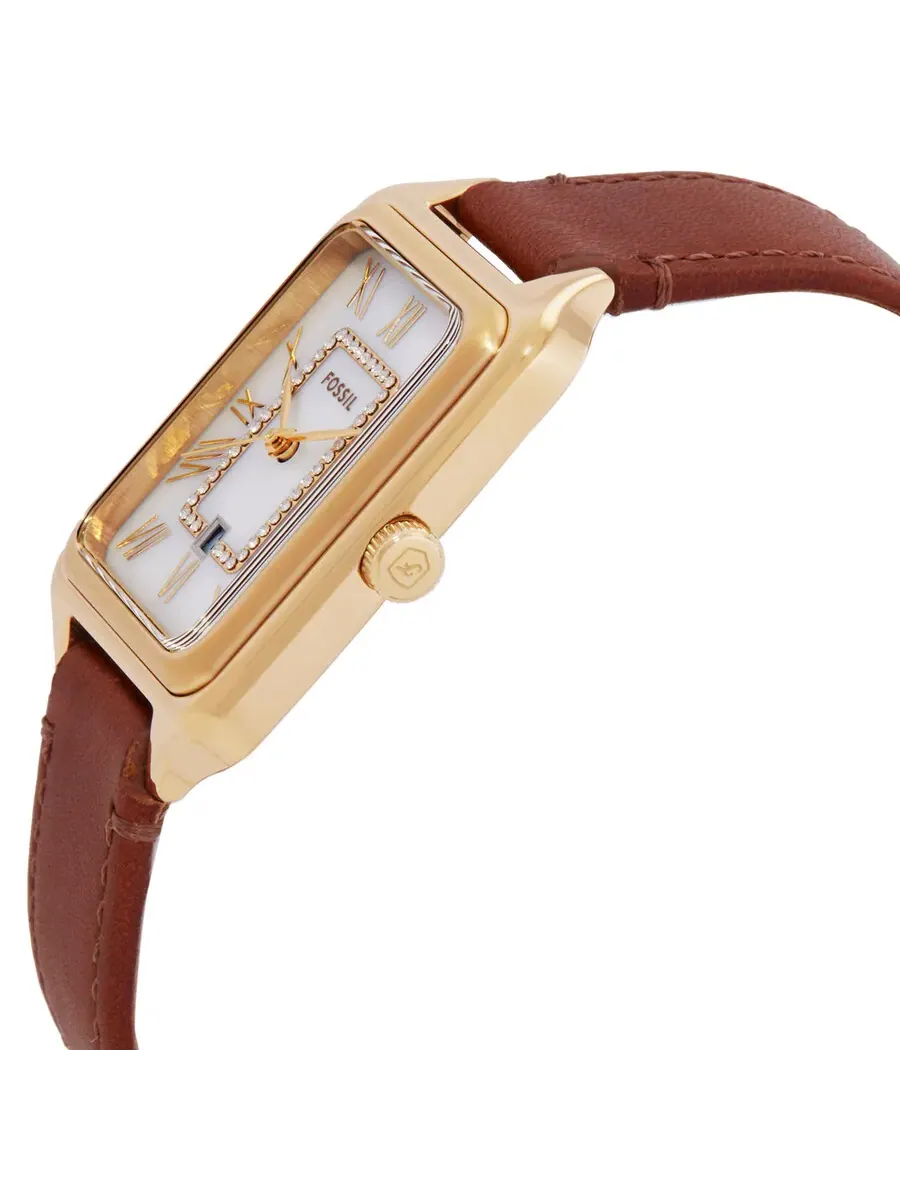 Женские часы Fossil Raquel Quartz ES5307 — изображение 2 из 3, оттенок желтый золотистый