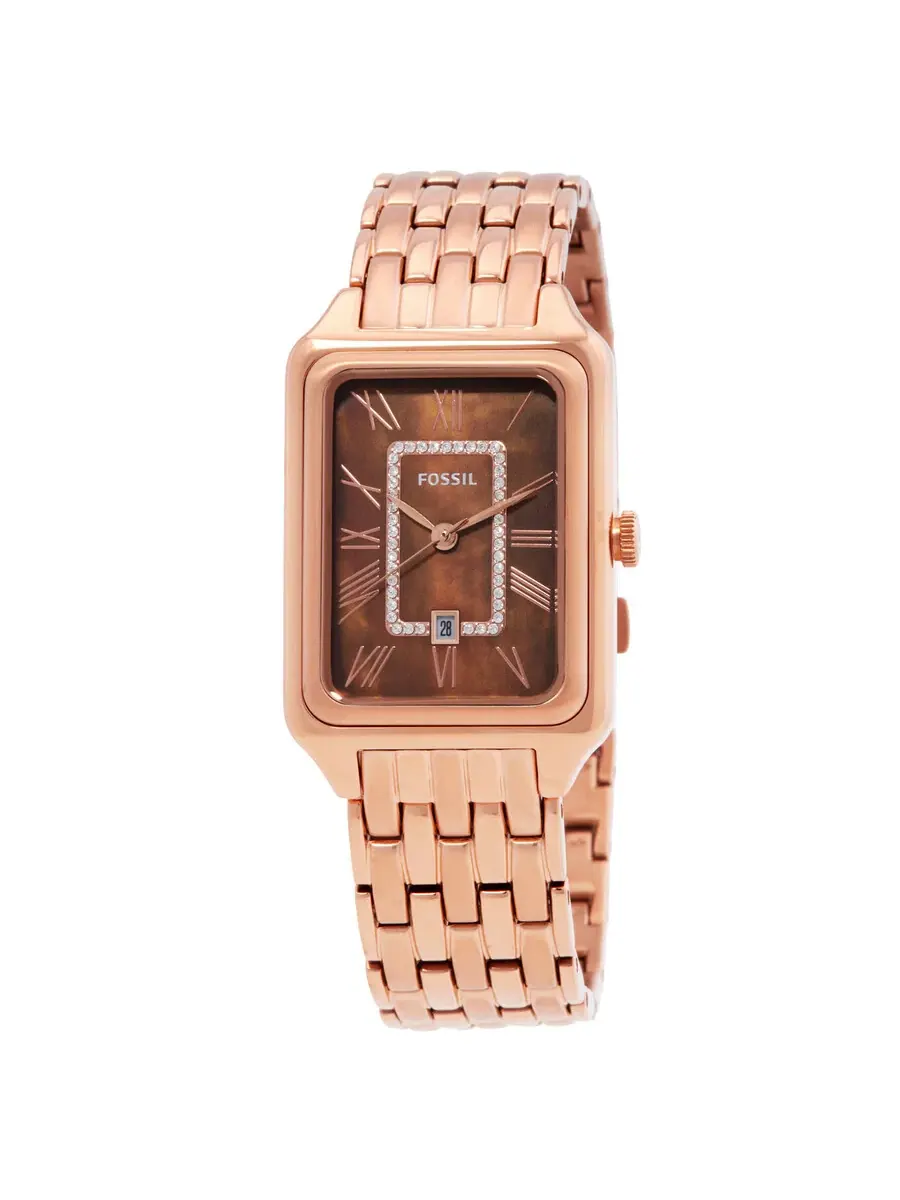 Женские часы Fossil Raquel Quartz ES5323 — изображение 1 из 3, оттенок розовый золотистый