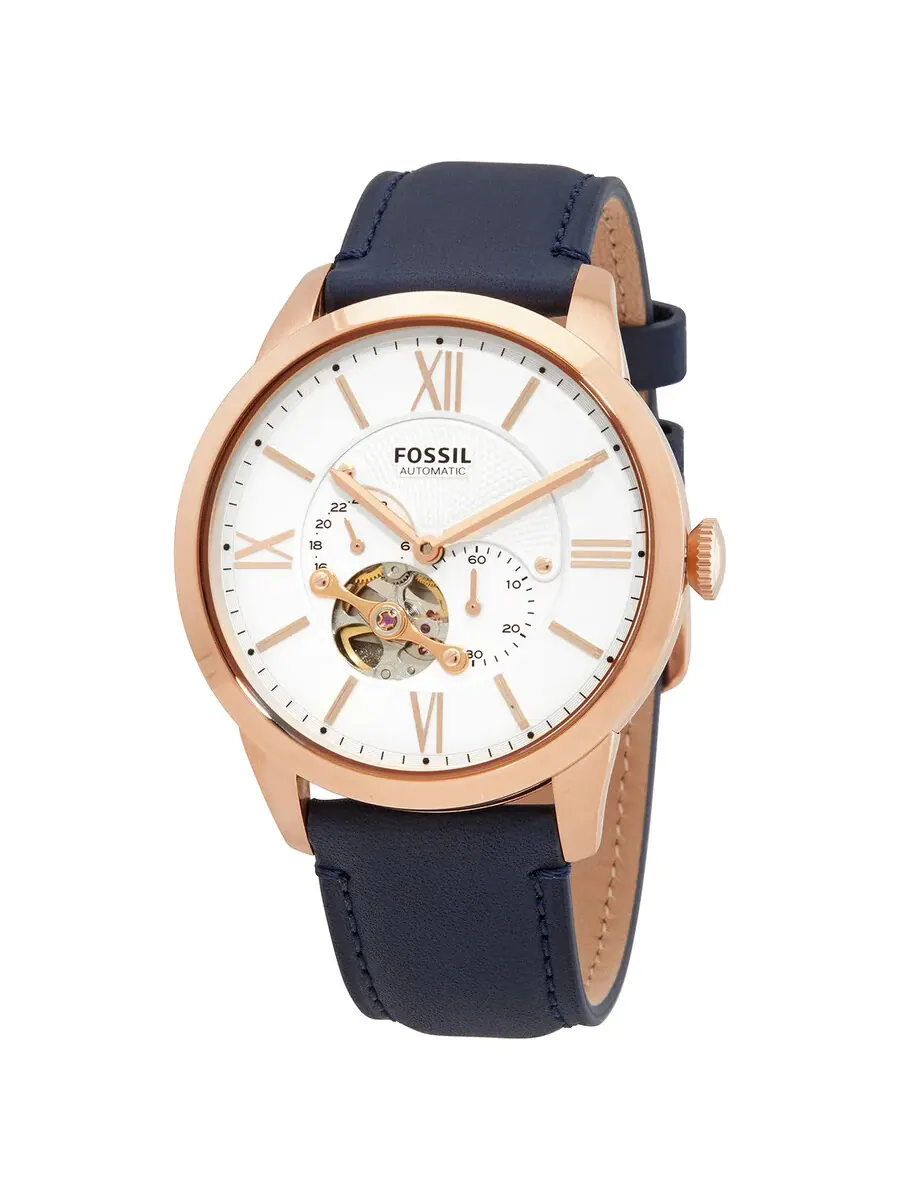Мужские часы Fossil Townsman Auto Chronograph с автоматическим ходом — изображение 1 из 3, оттенок розовый золотистый