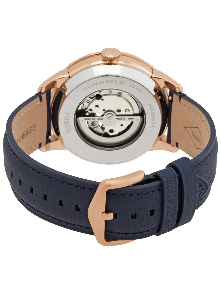 Мужские часы Fossil Townsman Auto Chronograph с автоматическим ходом — изображение 3 из 3, оттенок розовый золотистый