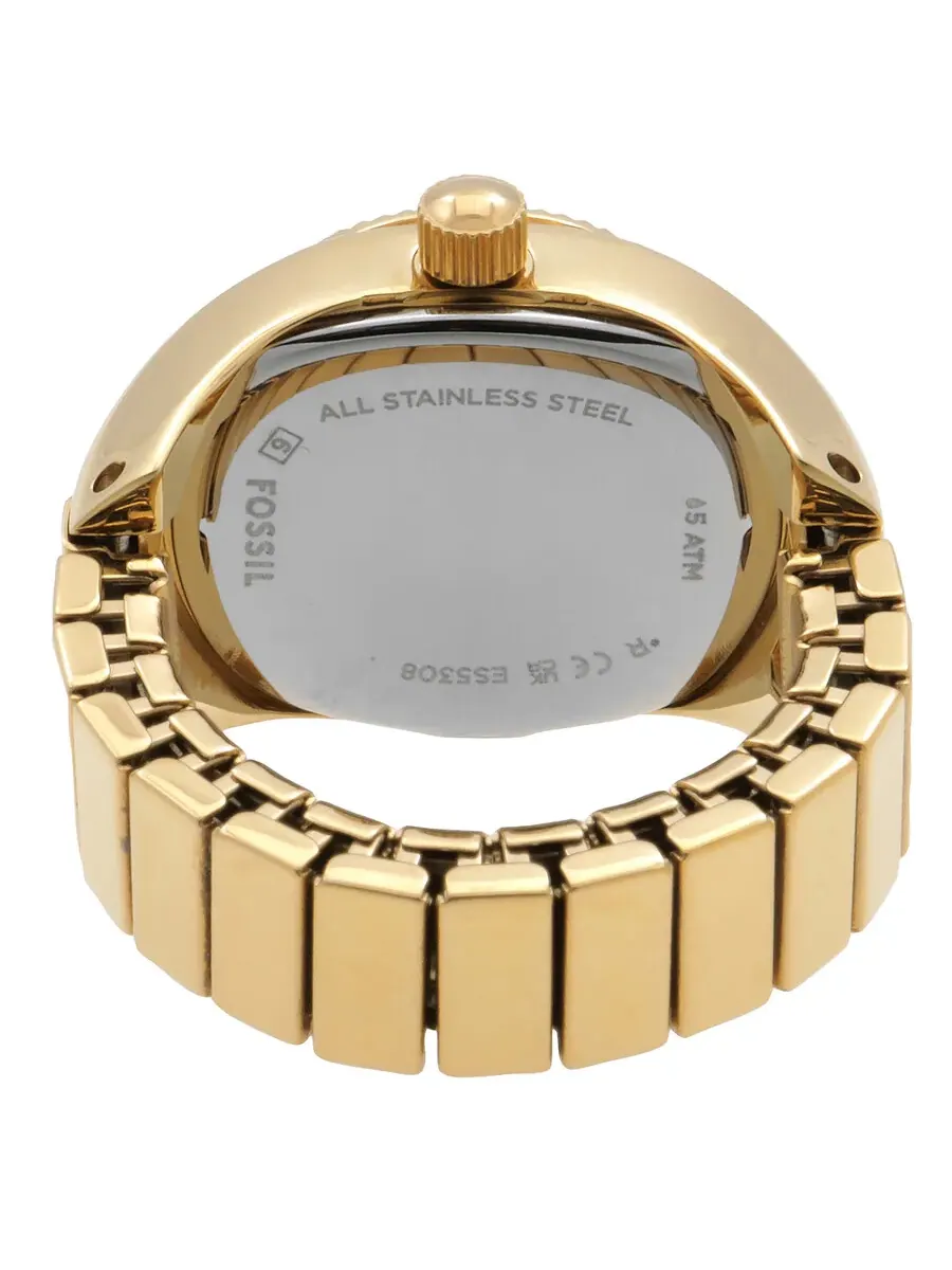 Женские часы Fossil Watch Ring с кварцевым механизмом и зеленым циферблатом ES5308 — изображение 3 из 3