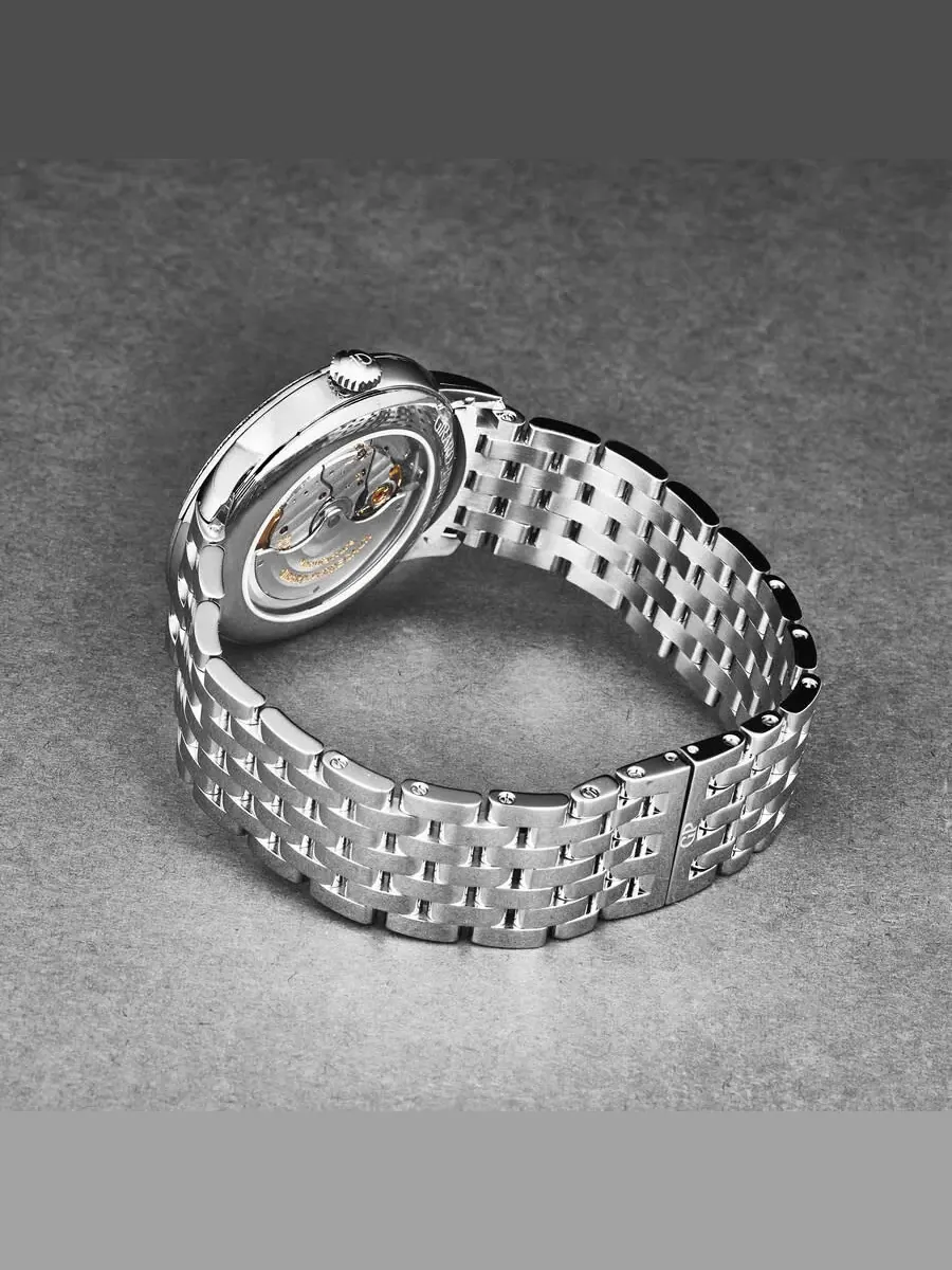 Женские автоматические часы Girard Perregaux 1966 с бриллиантами и серебряным циферблатом, артикул — изображение 3 из 4