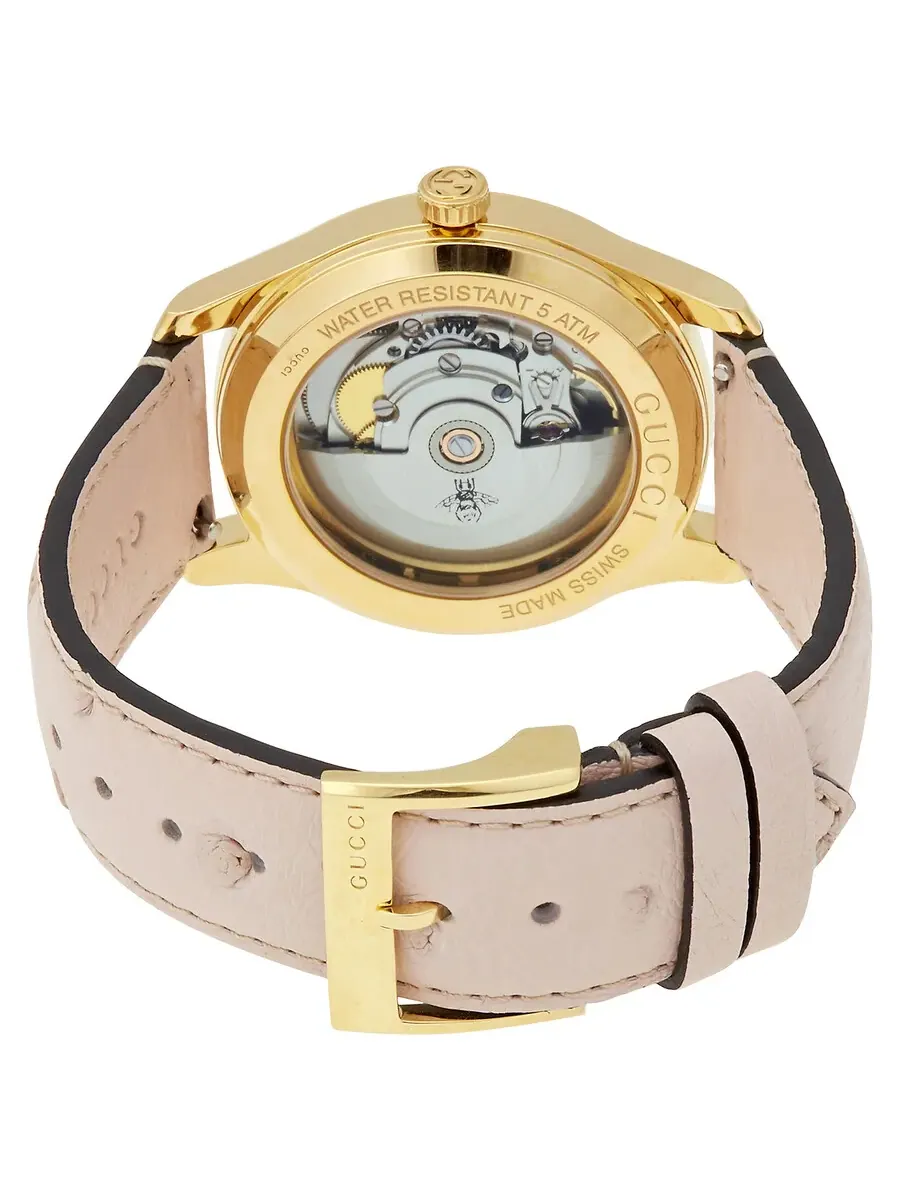 Женские часы Gucci G-Timeless Automatic YA1264110 — изображение 3 из 3, оттенок золотистый