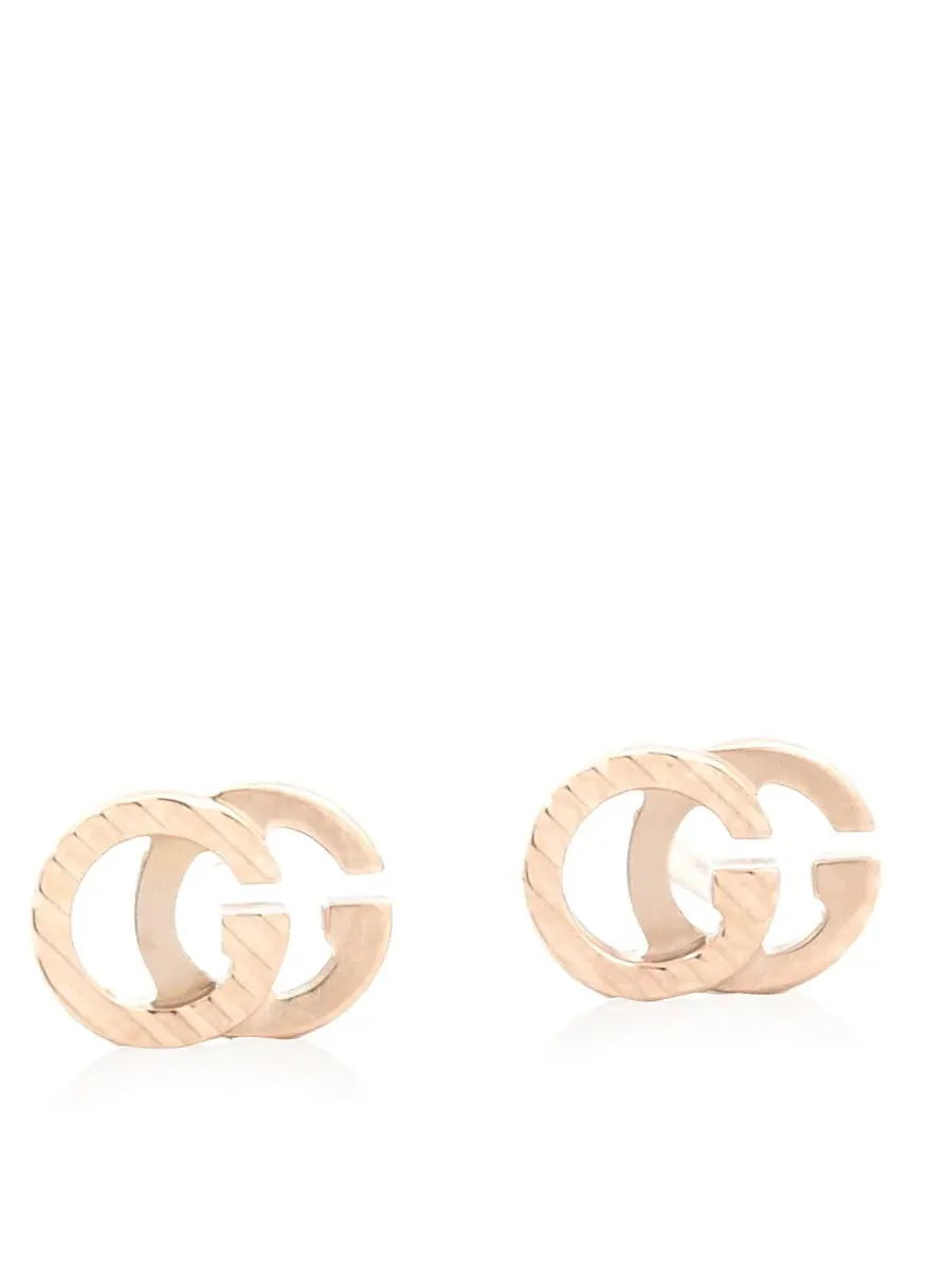 Серьги Gucci GG Running из 18-каратного розового золота — изображение 1 из 4, оттенок розовый золотистый