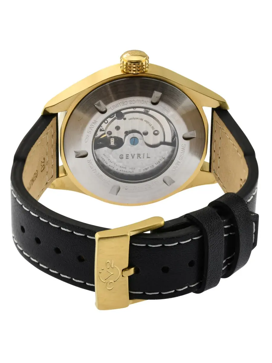 Мужские часы GV2 от Gevril Aeronautica Automatic с белым циферблатом 18003 Gv2 By Gevril — изображение 3 из 3