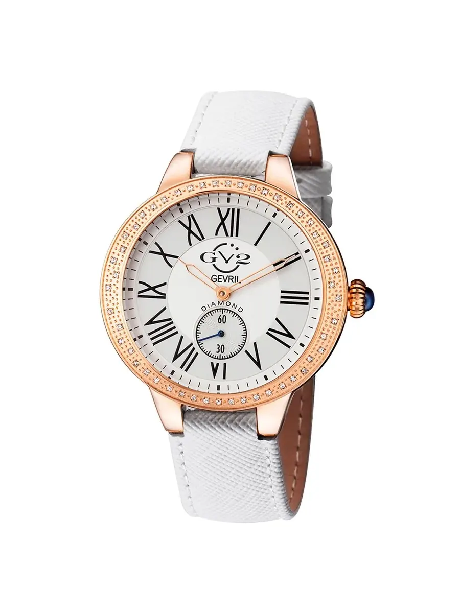 Женские часы GV2 от Gevril Astor Quartz с белым циферблатом 9104.2 Gv2 By Gevril — изображение 1 из 1