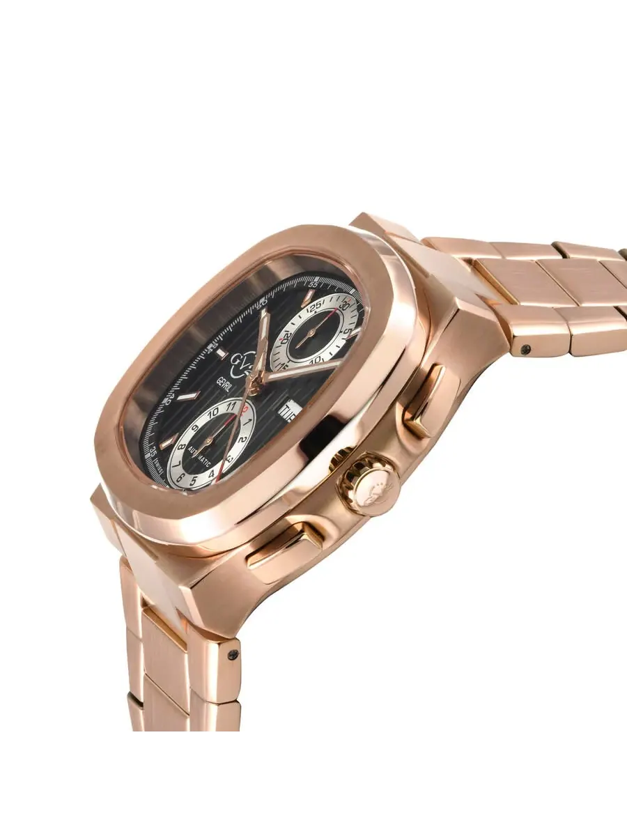 Мужские часы GV2 от Gevril Potente Chronograph с черным циферблатом, модель 18502B Gv2 By Gevril — изображение 3 из 3