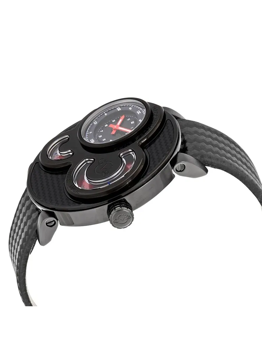 Мужские часы GV2 от Gevril Macchina Del Tempo с черным циферблатом и функцией GMT, модель 8305. Gv2 — изображение 2 из 4