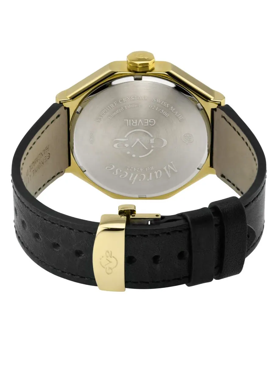 Мужские часы GV2 от Gevril Marchese Quartz с серебряным циферблатом, модель 42422.1 Gv2 By Gevril — изображение 2 из 3