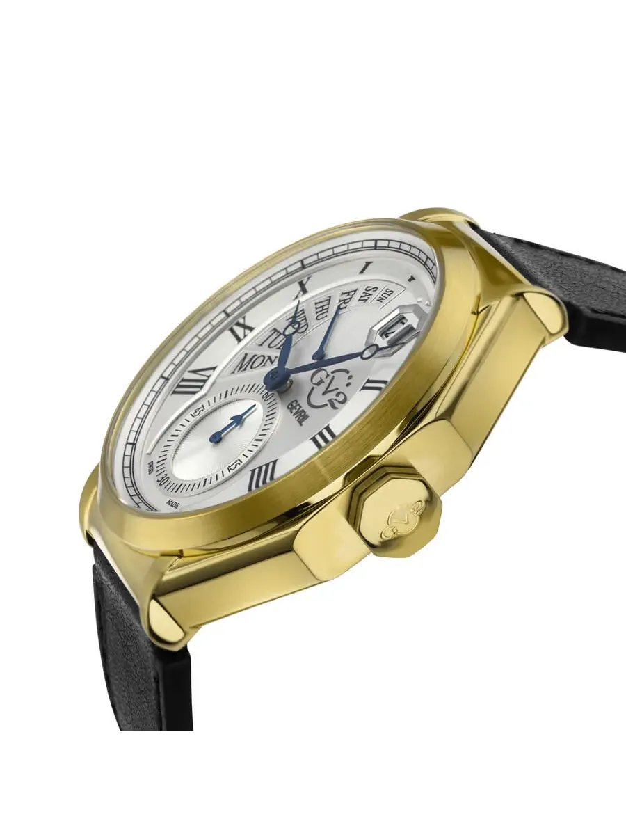 Мужские часы GV2 от Gevril Marchese Quartz с серебряным циферблатом, модель 42422.1 Gv2 By Gevril — изображение 3 из 3