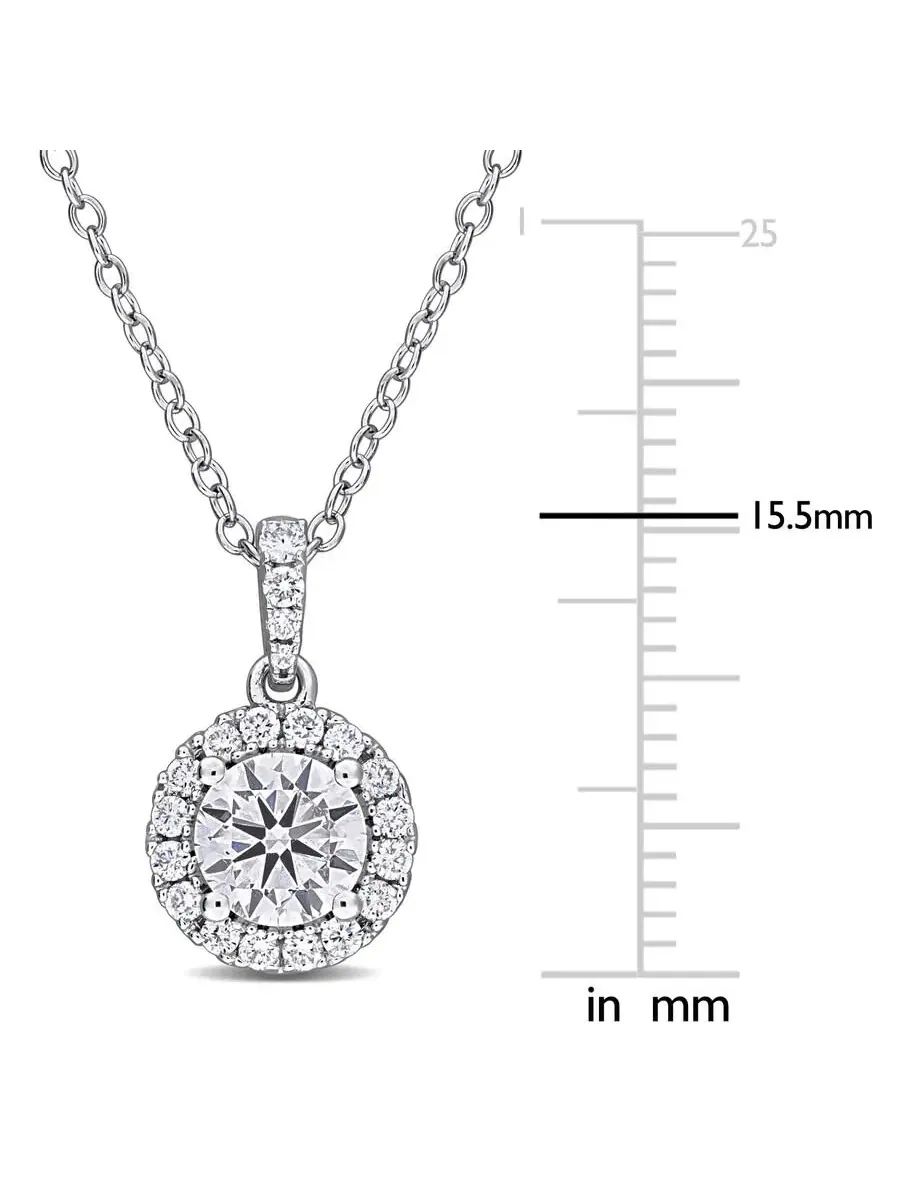 Подвеска-орбит с выращенным в лаборатории бриллиантом Forever 7/8CT TGW с цепочкой из серебра 925 — изображение 2 из 4