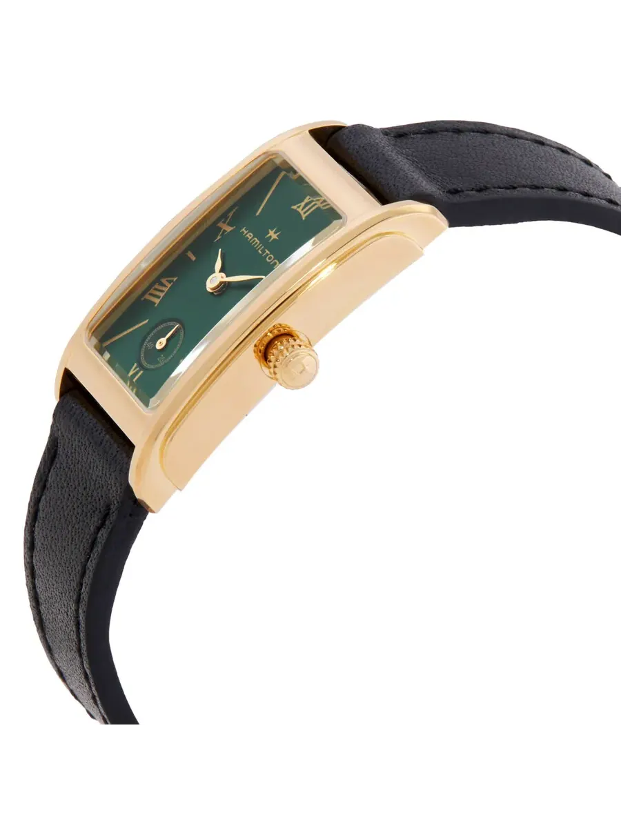 Часы Hamilton American Classic Ardmore Quartz с зеленым циферблатом H11261760 — изображение 2 из 3, оттенок золотистый