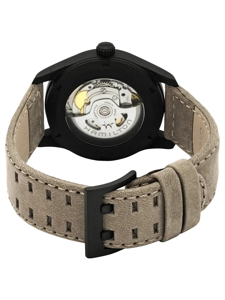 Мужские часы Hamilton Khaki Field с автоматическим механизмом и серым циферблатом H70215880 — изображение 3 из 3