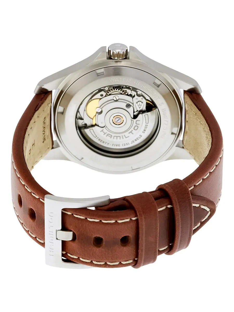 Мужские часы Hamilton Khaki Field Automatic H64455523 — изображение 3 из 4, оттенок серебристый