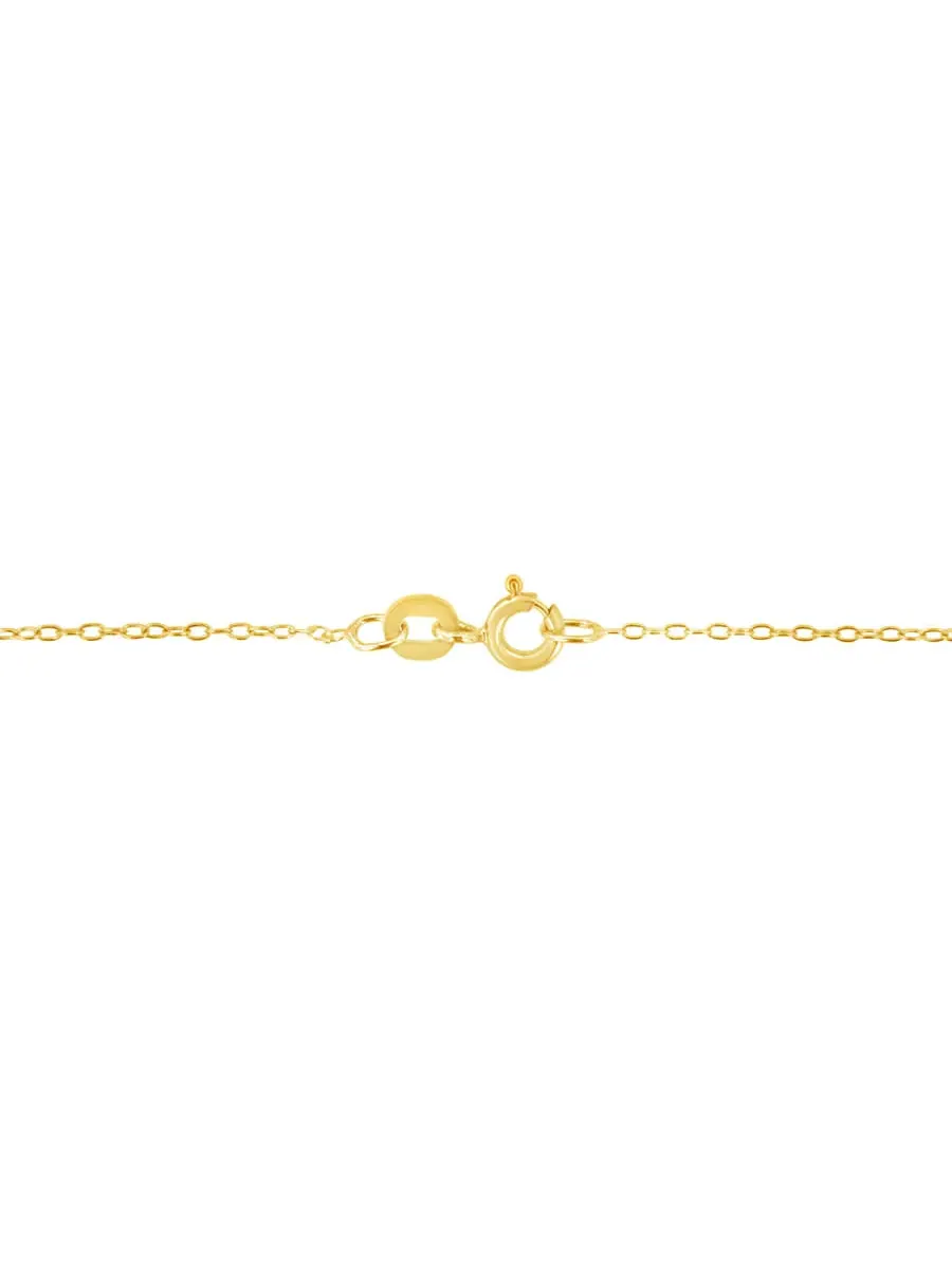 Подвеска-ожерелье Haus of Brilliance с покрытием из желтого золота 14K на серебре 925 пробы, с — изображение 2 из 6